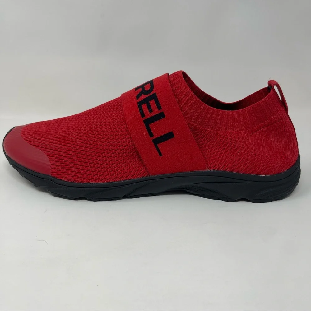 Merrell Red Slip-On Sneakers Men’s 11.5 | Lightweight Comfort Walking Shoes | NW